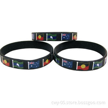 Silicone Bracelets/Cup/Band, Various Color Silkscreen Printing